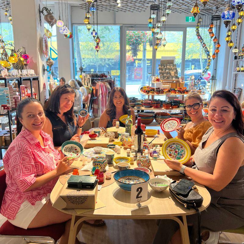 Ceramic paint workshop